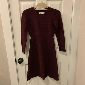 Eliza J Maroon Sweater Dress Size XS